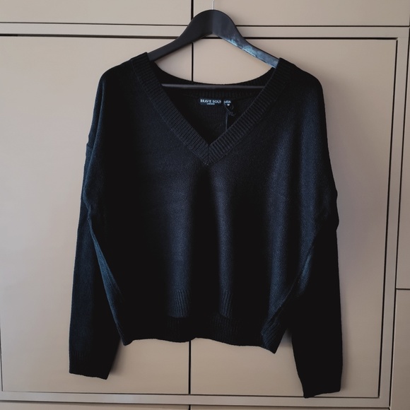 Brave Soul kansas v neck jumper - NWT (M) - Picture 3 of 12